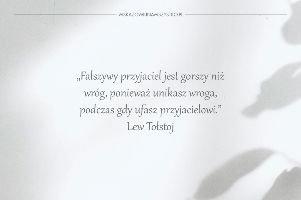 Prawdziwe cytaty o fałszywych ludziach