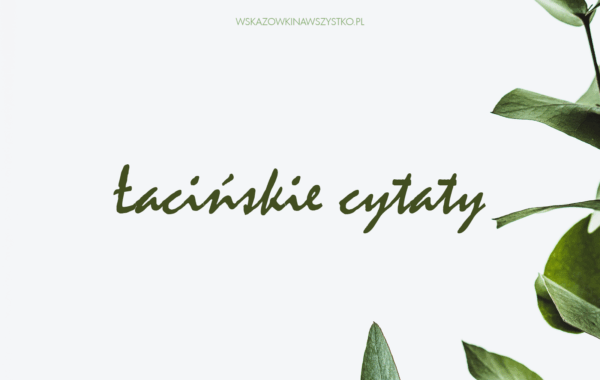 łacińskie cytaty