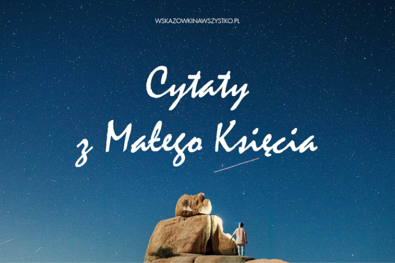 mały książe cytaty