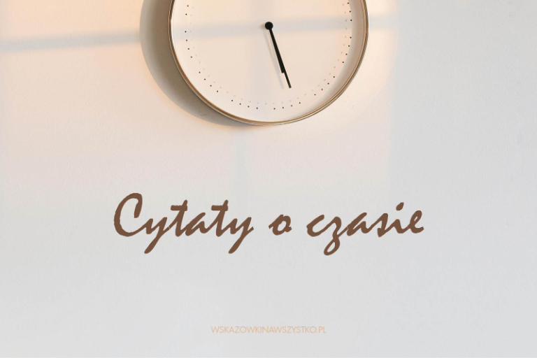 Cytaty o czasie
