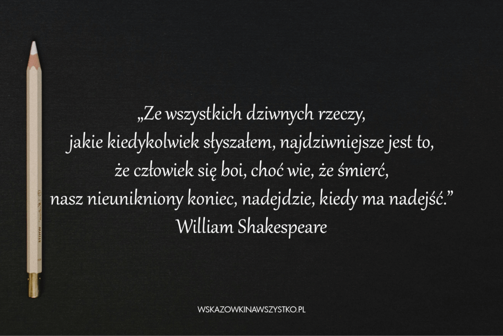 Cytaty o śmierci